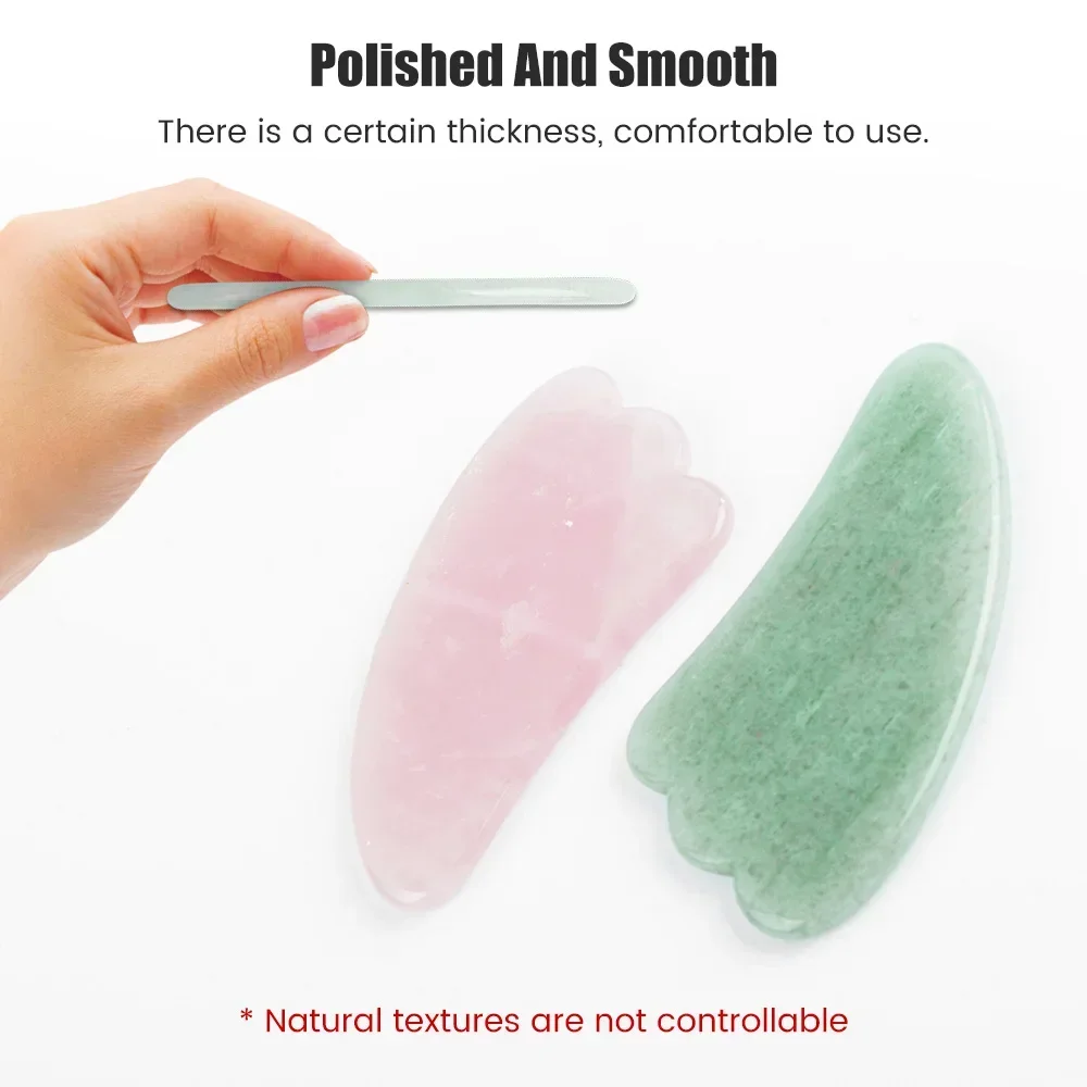 Natürliche Jade Stein Gua Sha  – Gua Sha Tool Rose Quartz Bewertung und Preis
