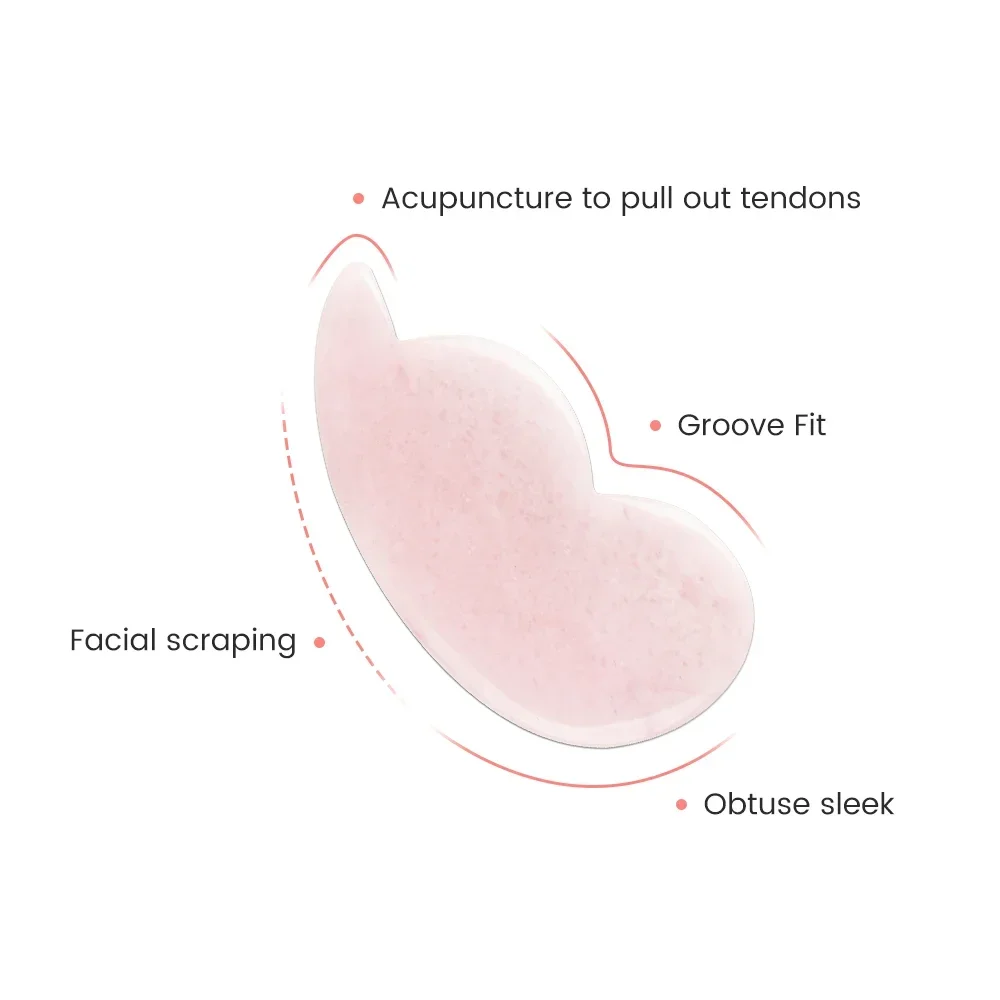 Natürliche Jade Stein Gua Sha  – Gua Sha Tool Rose Quartz Bewertung und Preis