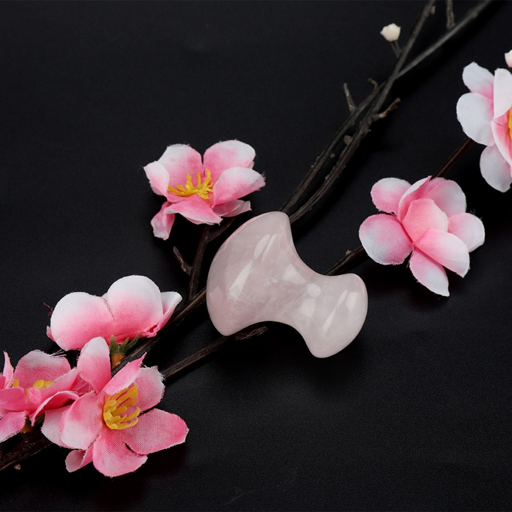 Kristall-Rosenquarz-Massageste – Gua Sha Tool Rose Quartz Bewertung und Preis