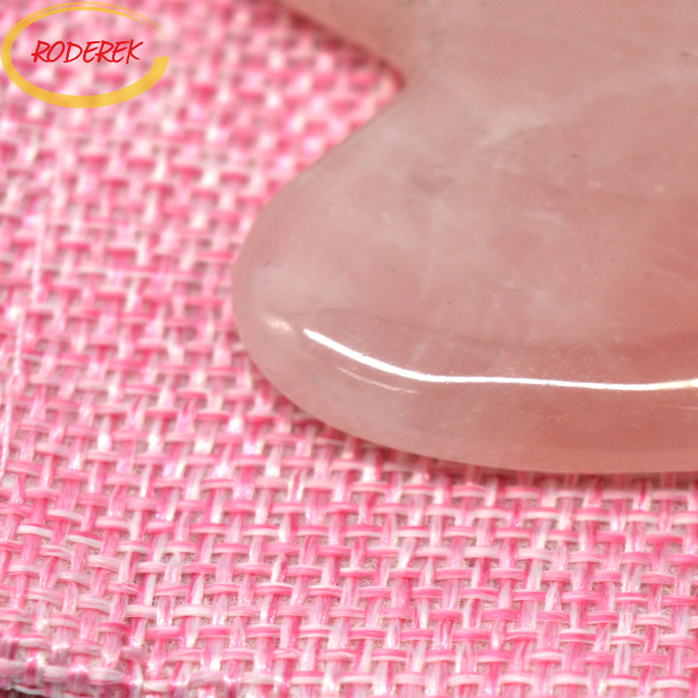 Jade Guasha Platte Natürliche  – Gua Sha Tool Rose Quartz Bewertung und Preis