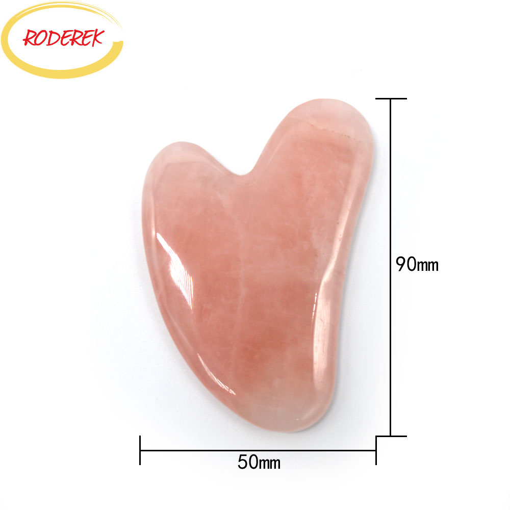 Jade Guasha Platte Natürliche  – Gua Sha Tool Rose Quartz Bewertung und Preis