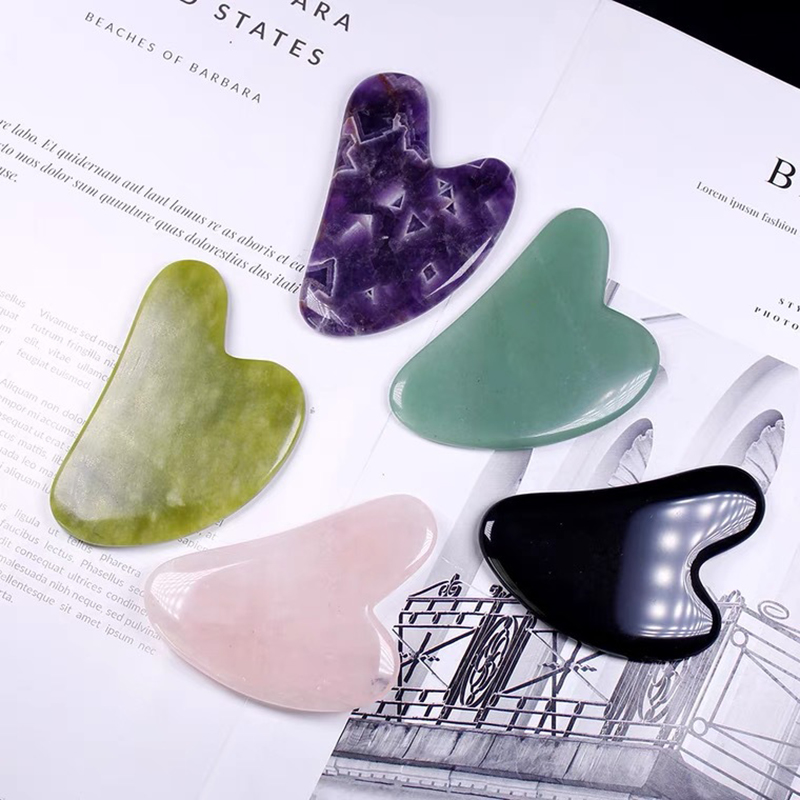 1Pc Neue Stein Gua Sha Massage – Gua Sha Tool Rose Quartz Bewertung und Preis
