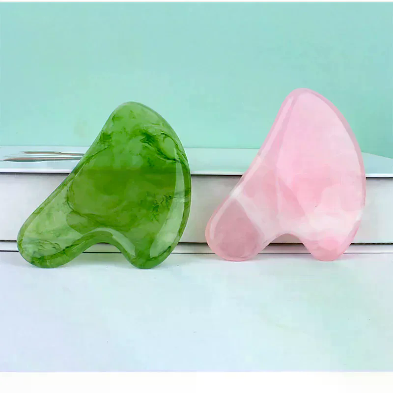 Natürlicher Stein Jade Gouache – Gua Sha Tool Rose Quartz Bewertung und Preis