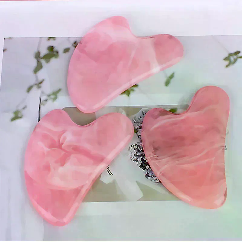 Natürlicher Stein Jade Gouache – Gua Sha Tool Rose Quartz Bewertung und Preis
