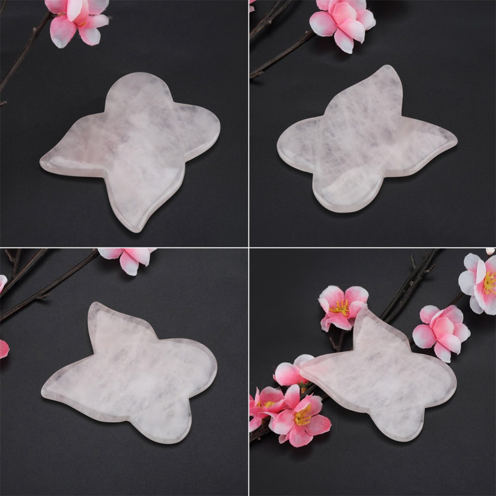 Gesichtspflege-Sets Rosa Rosen – Gua Sha Tool Rose Quartz Bewertung und Preis