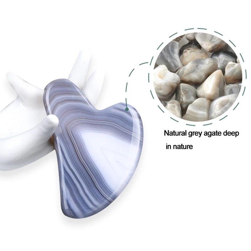10 stücke natürliche Jade Gua  – Gua Sha Tool Rose Quartz Bewertung und Preis