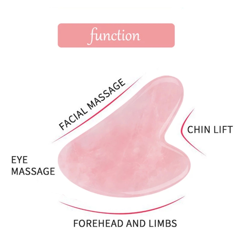 10 stücke natürliche Jade Gua  – Gua Sha Tool Rose Quartz Bewertung und Preis
