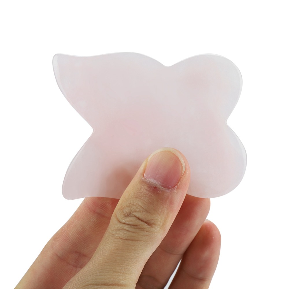 Gesichtspflege-Sets Rosa Rosen – Gua Sha Tool Rose Quartz Bewertung und Preis