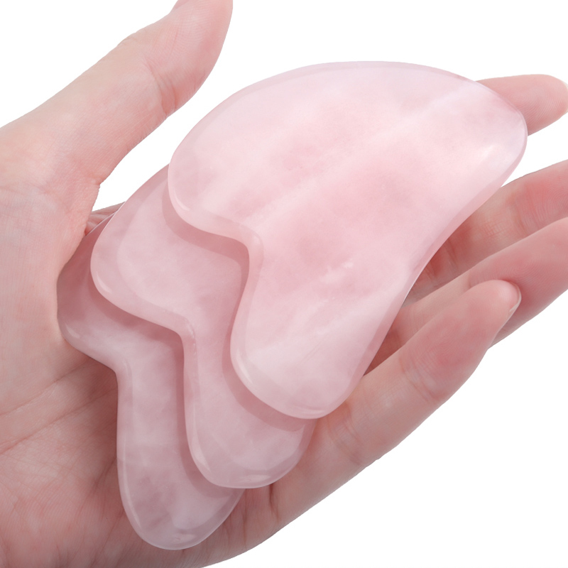 Rose Quarz Jade Guasha Massage – Gua Sha Tool Rose Quartz Bewertung und Preis