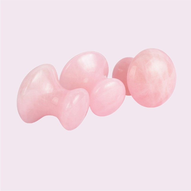 1pc Pilz Form Guasha Gesichts  – Gua Sha Tool Rose Quartz Bewertung und Preis